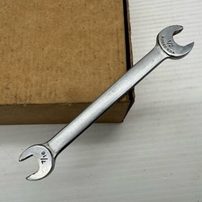 Duro Chrome 1/2" X 7/16" Open End Wrench 1725 Forged In USA Vintage