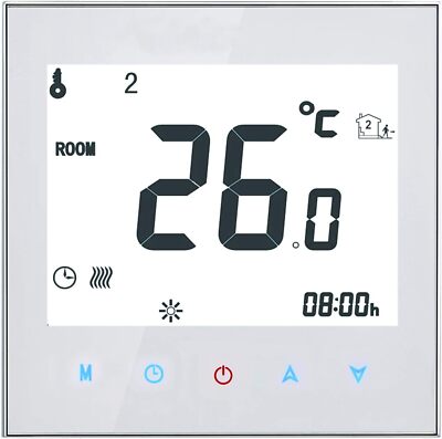 16A Touchscreen Heizungs-Thermostat 95-240V Wöchentlich Programmierbar LCD