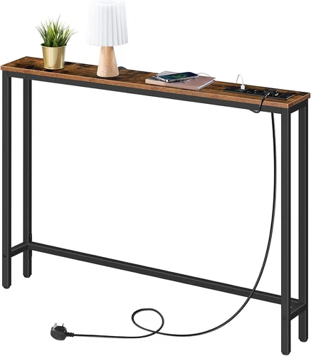 Konsolentisch mit Ladestation Flurtisch Sofatisch Vitrinentisch - Bild 13 von 23