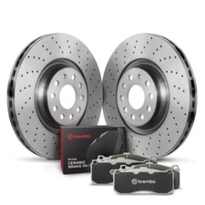 Brembo OE For 12-13 Volkswagen Golf R/10-21 GTI Rear Disc Brake Kit