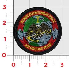 MARINE CORPS 1ST MEF MARINE EXPEDITIONARY FORCE HOOK LOOP EMBROIDERED PATCH