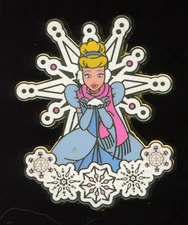 Uncas Amazon Winter Princess Snowflakes Mystery Cinderella LE 500 Disney Pin