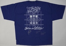 Heath Bell Mike Adams Luke Gregerson Signed 2010 Padres Bullpen T-Shirt PSA/DNA