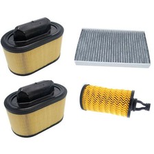 For Maserati Ghibli Levante Quattroporte V6 3.0L Air Filter Oil Cabin Filter Set