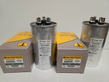 2 PACK TITAN PRO Trcfd605 60/5 60  5 MFD DUAL RUN CAPACITOR 440/370V A/C HVAC