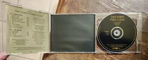 CD DEEP PURPLE MADE IN JAPAN 1998 2 Disc EMI Live Hard Rock Leggere descrizione - Foto 3 di 5