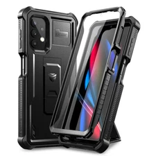 Dexnor Full Body Shockproof Case for Samsung Galaxy A32 Built-in Kickstand