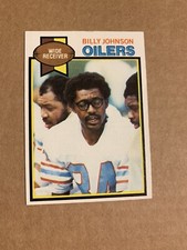 1979 Topps Billy Johnson # 246 Houston Oilers Football Card NFL White Shoes