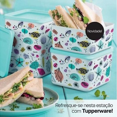 TUPPERWARE SET TUTTOFRESCO 3 PEZZI NUOVO COLORE | eBay