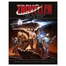 Traveller RPG 2022 Core Rulebook Update 2022 by Mongoose Publishing 40058