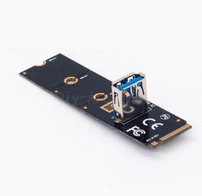 NGFF M.2 to PCI-E X16 Slot Transfer Card Mining Pcie Riser Card VGA Extension