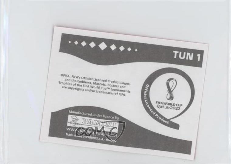 2022 Panini FIFA World Cup Qatar Stickers Tunisia Red Tunisia TUN1 eBay
