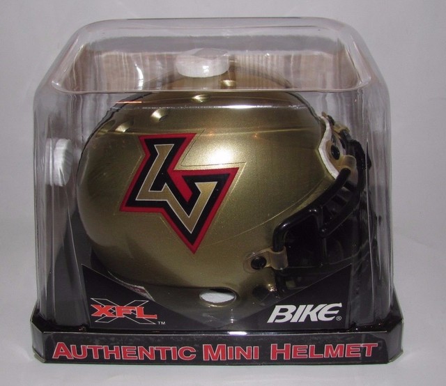 Bike XFL Football Las Vegas Outlaws Mini Helmet New In Package