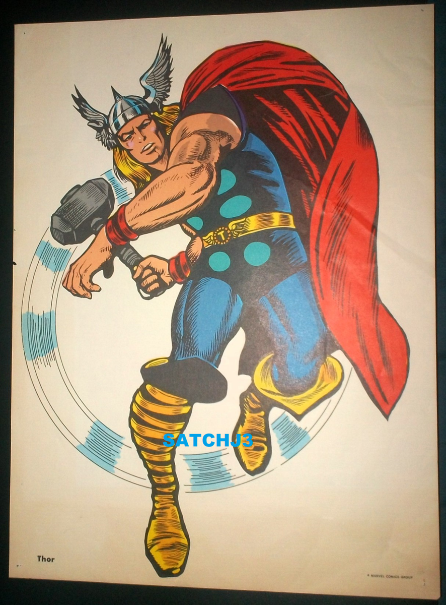 1960s MIGHTY THOR JACK KIRBY ART ORIGINAL MARVEL COMICS