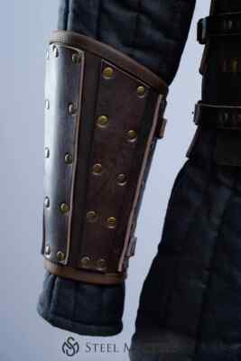 Leather Bracer Arm Cuff Armor Medieval Vambrace Viking Guard