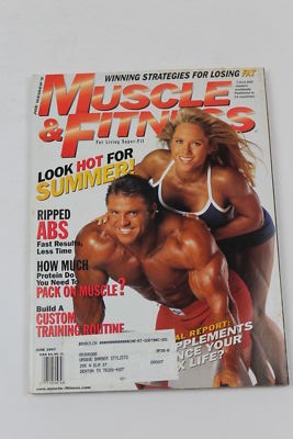 Muscle And Fitness June 1997 Mr. USA Eddie Robinson And Monica Brandt