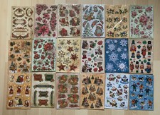 18 Stickerbögen Weihnachten - Neu