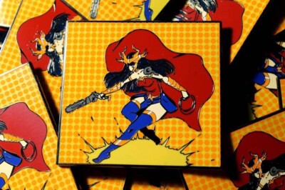 Dark Metal Icons: Wonder Pin by The Rising King TRK LLC