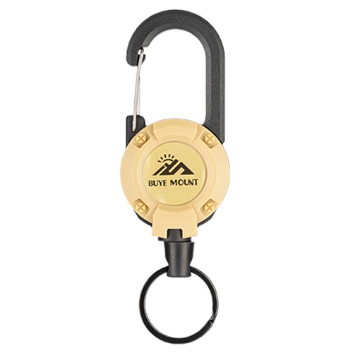 Outdoor Wire Rope Keychain with Belt Clip Retractable Key Chain Elastic Keychain - Picture 5 of 24