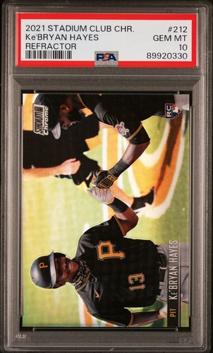 2021 Topps Stadium Club Chrome Refractor Rookie #212 Ke'Bryan Hayes PSA 10 GEM - Picture 1 of 2