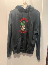 SSense unisex carne bollente black hoodie size small 