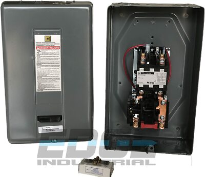 SQUARE D MAGNETIC STARTER 8911DPSG52V09 8911DPSO52V09 10HP 1 PHASE 230VAC 50AMP SQUARE D MAGNETIC STARTER 8911DPSG52V09 8911DPSO52V09 10HP 1 PHASE 230VAC 50AMP