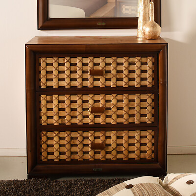 Bambus Kommode Seram Klein Bambusmbel Bambusschrank Sideboard Massiv Holz  | eBay.de