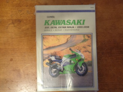 Clymer Kawasaki ZX7 ZX7R ZX7RR Ninja 1991-1998 Service-Repair-Maint Manual M469