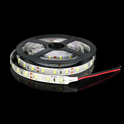 16ft Super Bright 5630 6000K Daylight White LED Strip Lights 12V 6A Power Supply