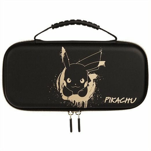 Pochette de rangement Pikachu Black Gold, le cadeau idéal Switch