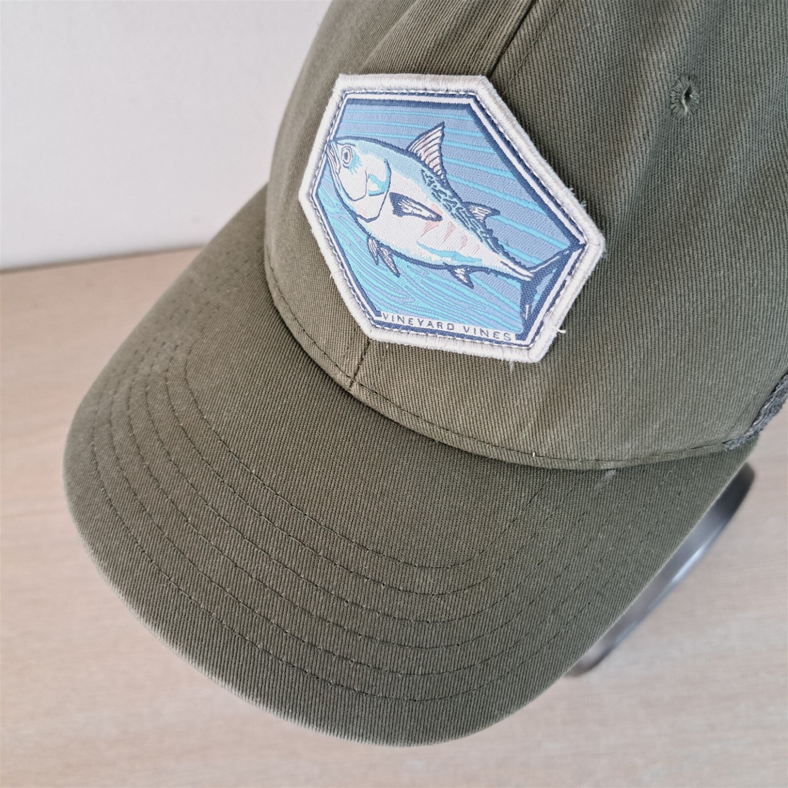 VINEYARD VINES FISH ADJUSTABLE SNAPBACK TRUCKER/M… - image 9