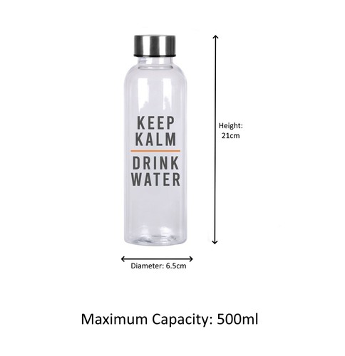 Motivational Water Bottle 500ml Sports Portable Leakproof Plastic Gym OFFER - Picture 10 of 40