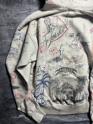 Saint Michael Born X Raised Graffiti Hoodie | eBay Saint Michael Born X Raised Graffiti Hoodie | eBay