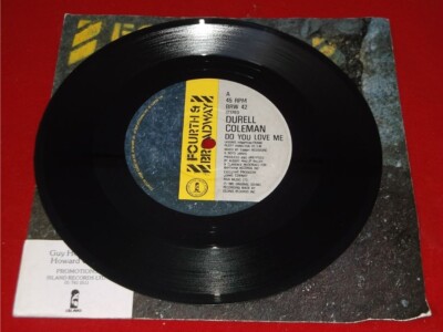 Durell Coleman:   Do You Love Me  UK   EX+  1985  promo    7''