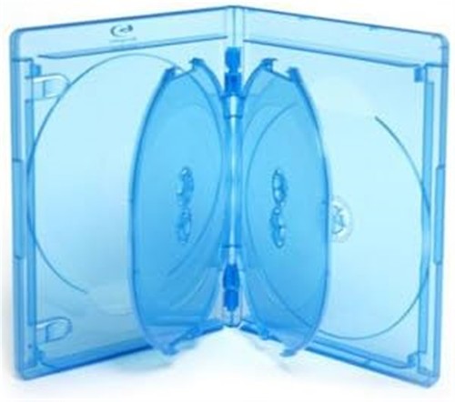 5 x 6 Way Viva Elite 14mm Holds 6 Discs Transparent Blu-ray Replacement Case New - 第 17/17 張圖片