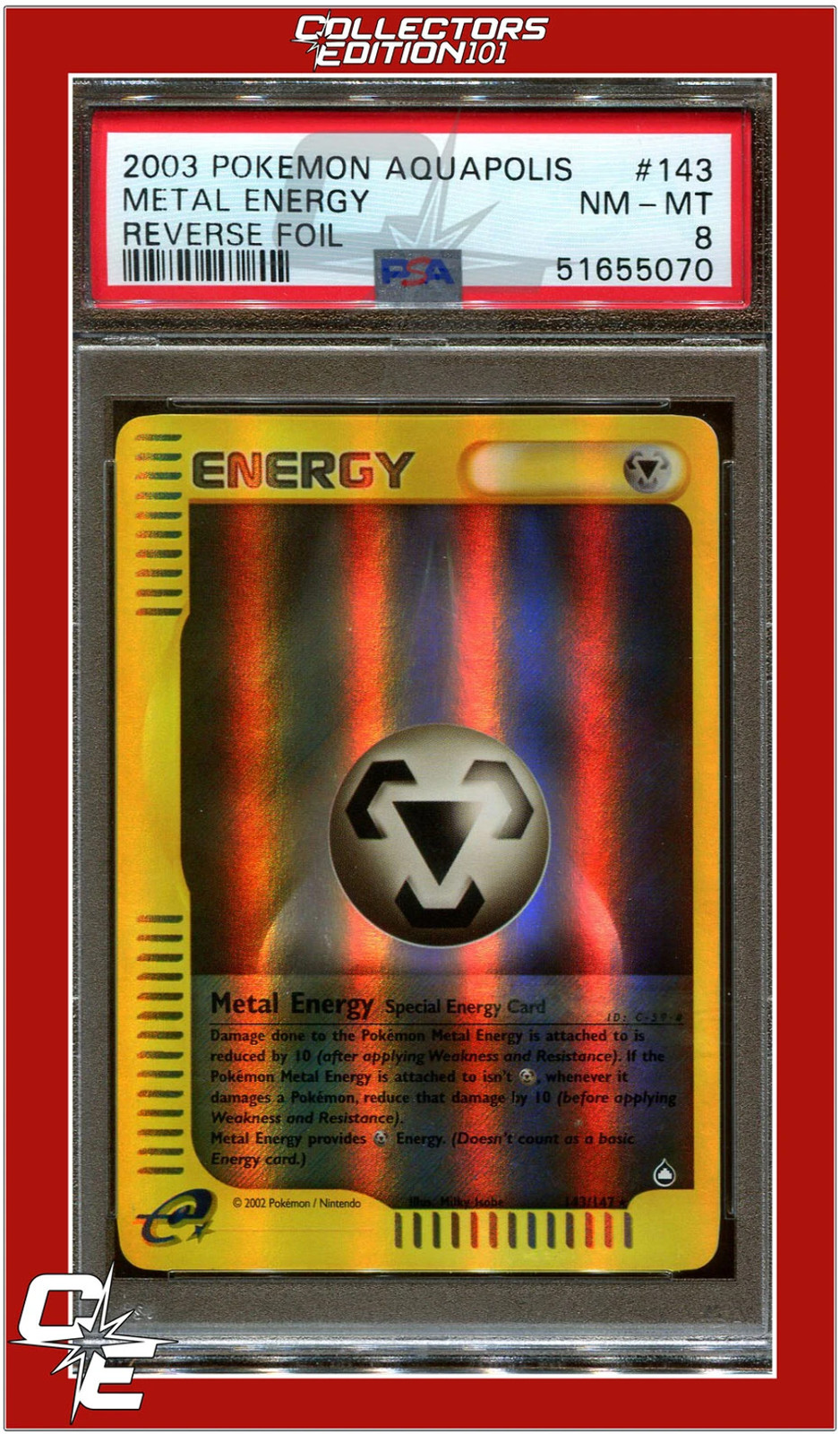 Aquapolis 143 Metal Energy Reverse Foil PSA 8