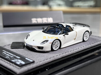 ZD Halo 1:64 White 918 Spyder Sports Model Diecast Resin Car BN | eBay