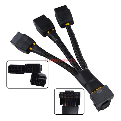 Für GPU RTX4090 RTX4080 3X8 Pin PCI-E auf 16 Pin Kartenkabel 12VHPWR Stecker