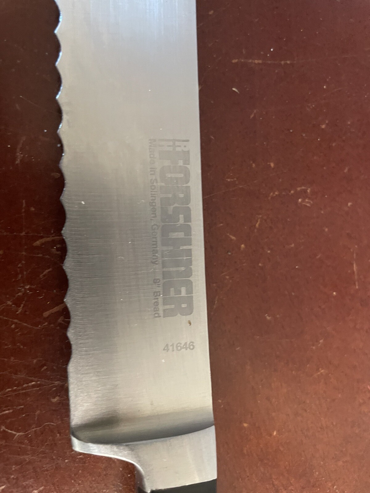 RH Forschner 8" Bread Knife #41646 Solingen Germany