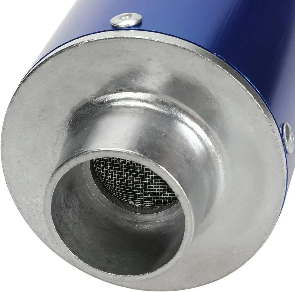 Kit de montaje de silenciador de escape azul para moto de cross XR50 CRF50 SSR SDG Pit Foto 3 de 4