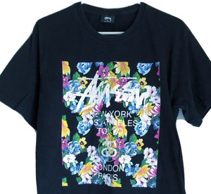 stussy flower tee