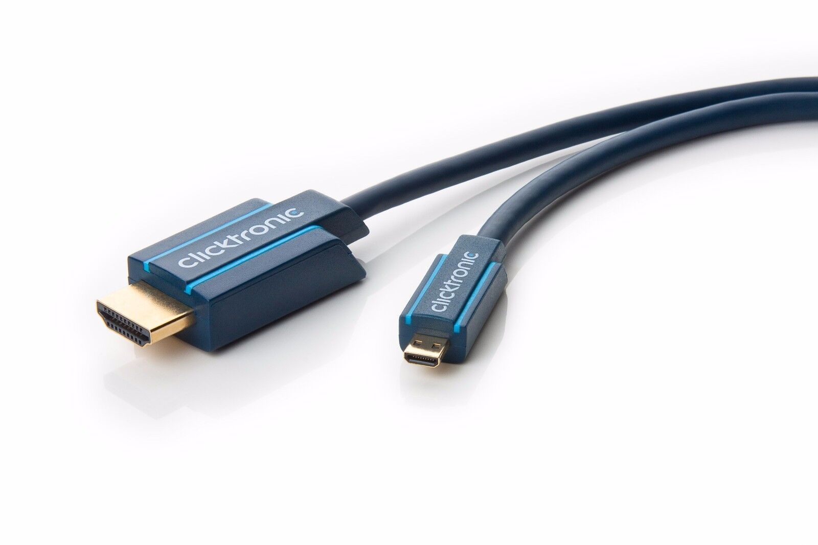 3 4/12ft Clicktronic Casual Micro HDMI Adapter Cable