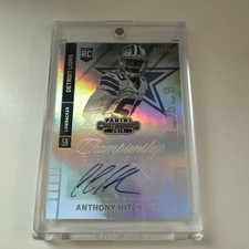 2014 Panini Contenders Anthony Hitchens Rookie Auto ERROR CARD /99