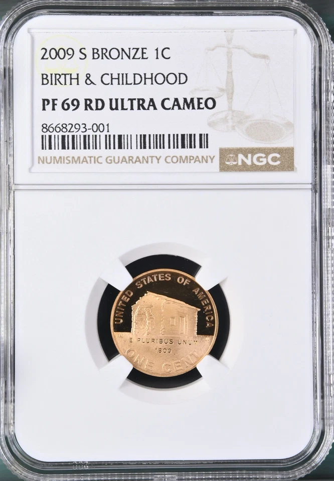 2009 S Bronze Lincoln Proof Cent Set PF69 RD Ultra Cameo - Image 2 of 4