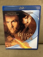 Reign of Fire (Blu-ray 2023)Matthew McConaughey Christian Bale PG-13!!!!