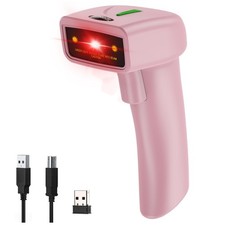 USB Wireless Barcode Scanner Handheld Laser 1D Bar Code Reader Cordless