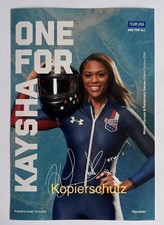 Autograf Sporty zimowe Olympia Bob Bobsport Monobob Kaysha Love