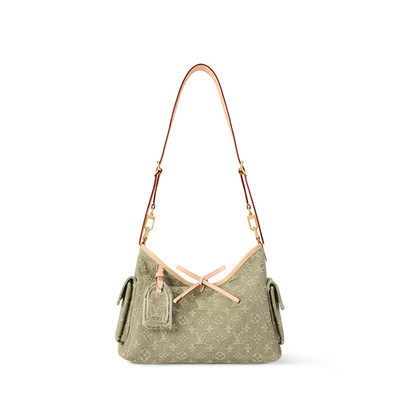 NEW Louis Vuitton Monogram Carryall Cargo PM Shoulder Bag Khaki