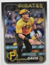 2024 Topps Series One Henry Davis Companion Rookie Card COTB-18. rookie card picture