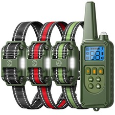 Dog Training Collar with Remote, 2600FT Range,4 Training Modes Beep, Shake, S...